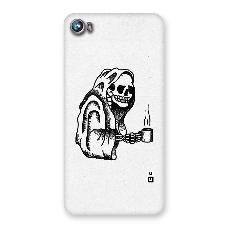 Dead But Coffee Back Case for Micromax Canvas Fire 4 A107