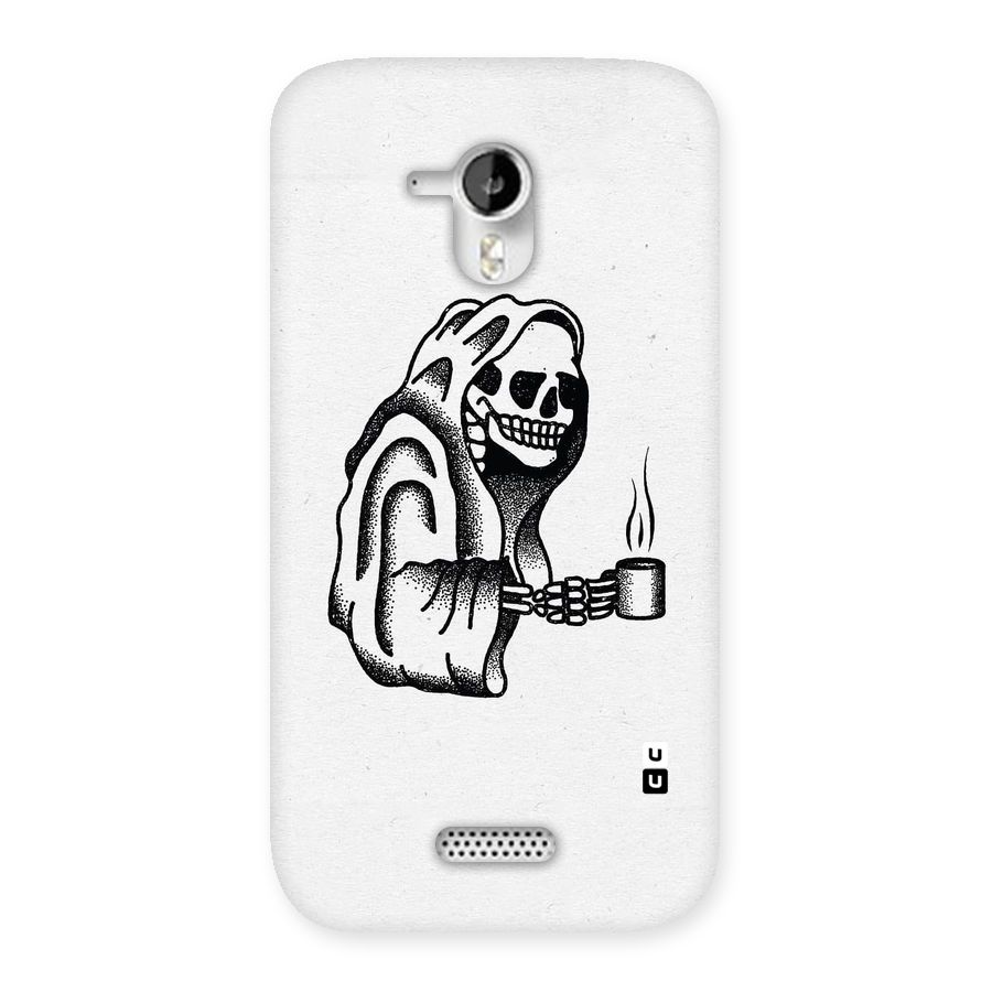 Dead But Coffee Back Case for Micromax Canvas HD A116
