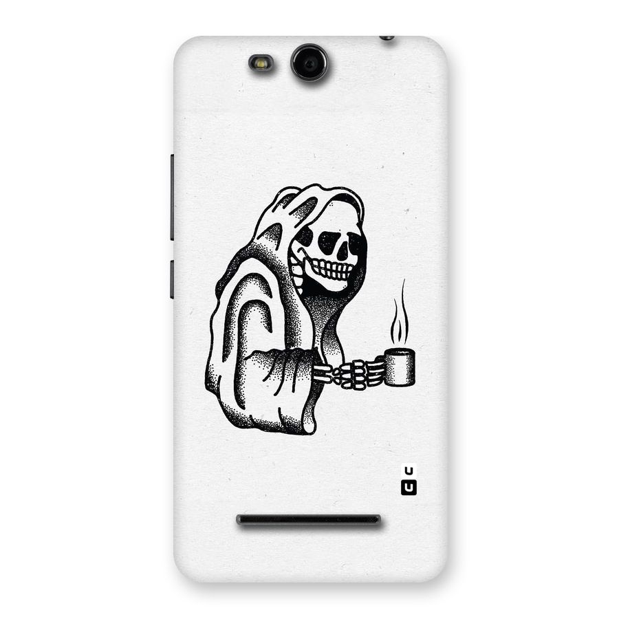 Dead But Coffee Back Case for Micromax Canvas Juice 3 Q392
