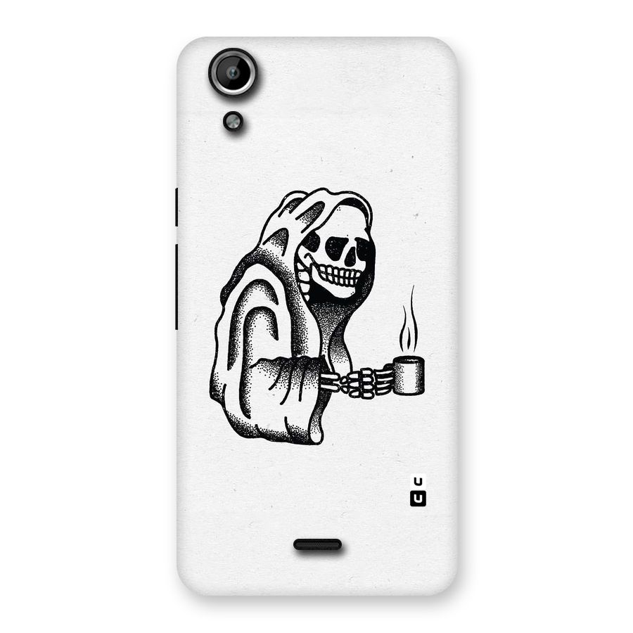 Dead But Coffee Back Case for Micromax Canvas Selfie Lens Q345