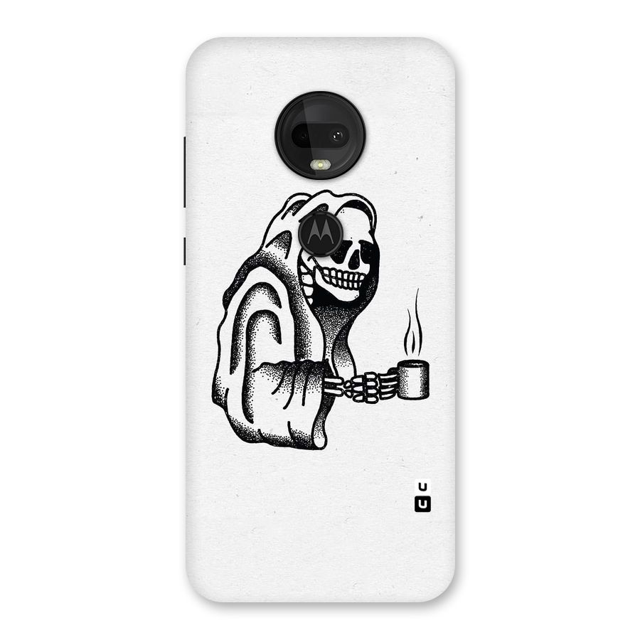 Dead But Coffee Back Case for Moto G7