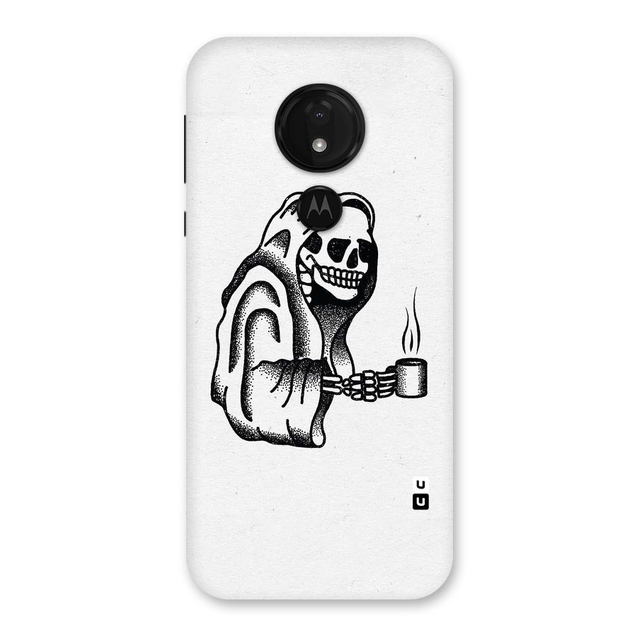 Dead But Coffee Back Case for Moto G7 Power