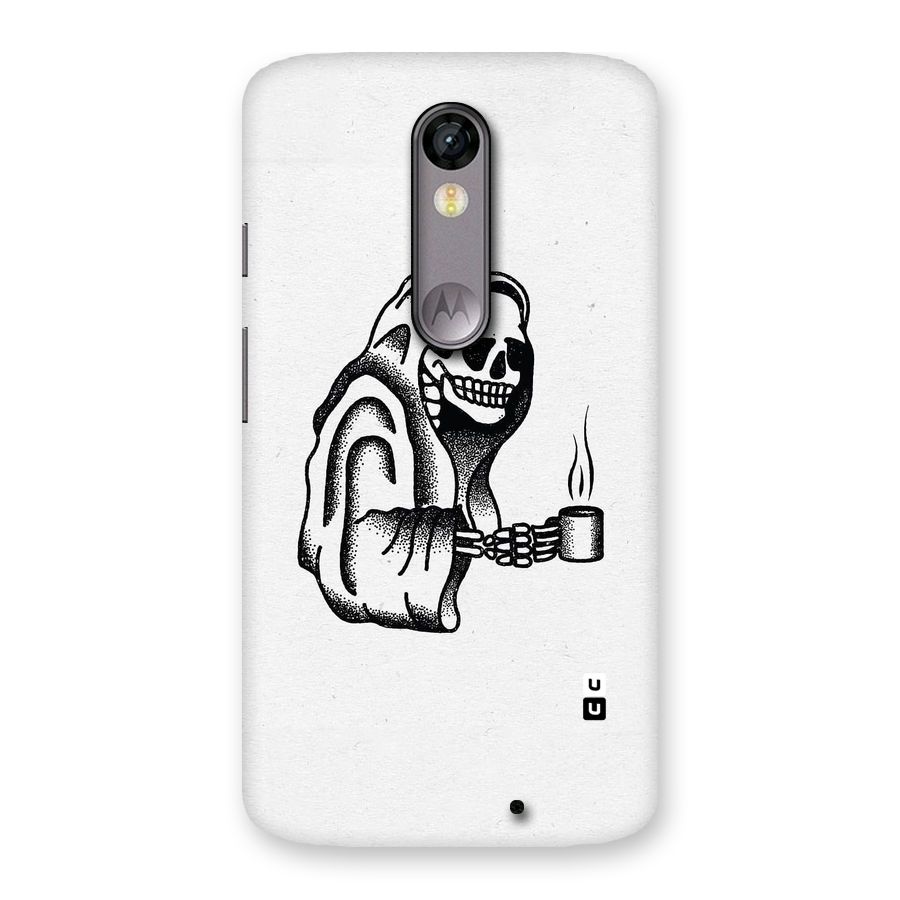 Dead But Coffee Back Case for Moto X Force