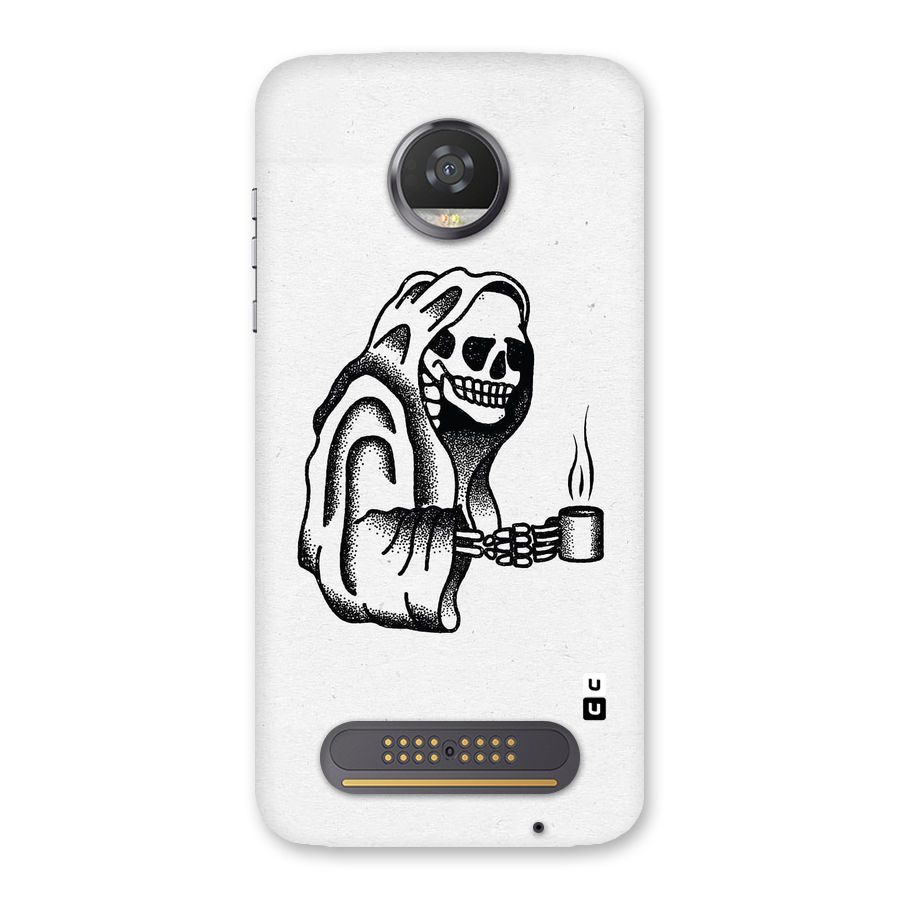 Dead But Coffee Back Case for Moto Z2 Play