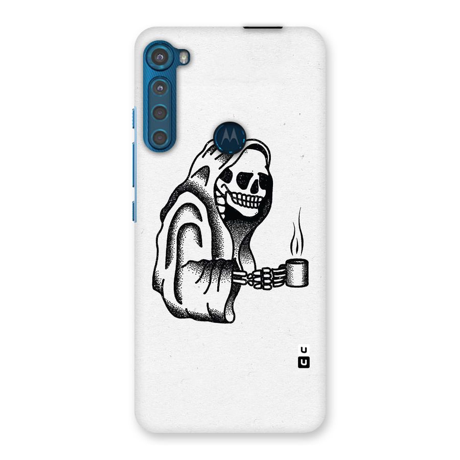Dead But Coffee Back Case for Motorola One Fusion Plus