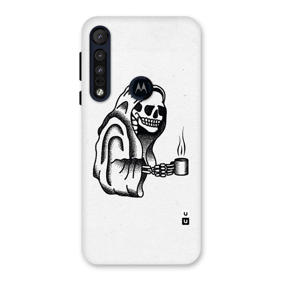 Dead But Coffee Back Case for Motorola One Macro