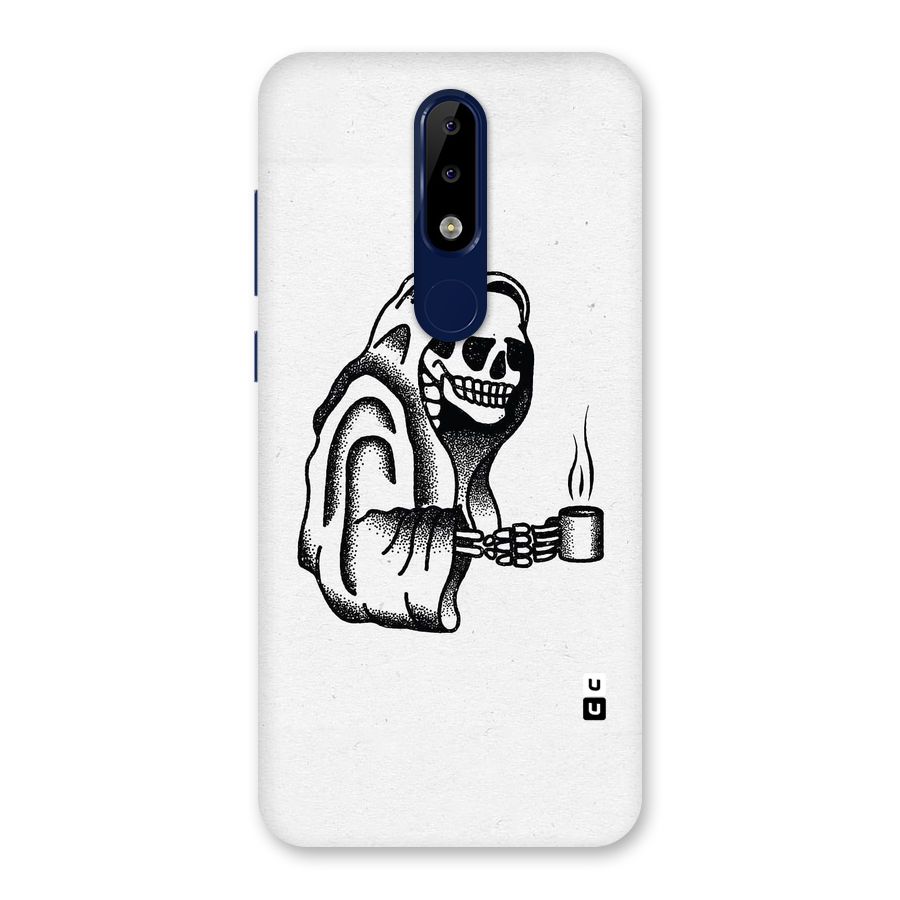 Dead But Coffee Back Case for Nokia 5.1 Plus
