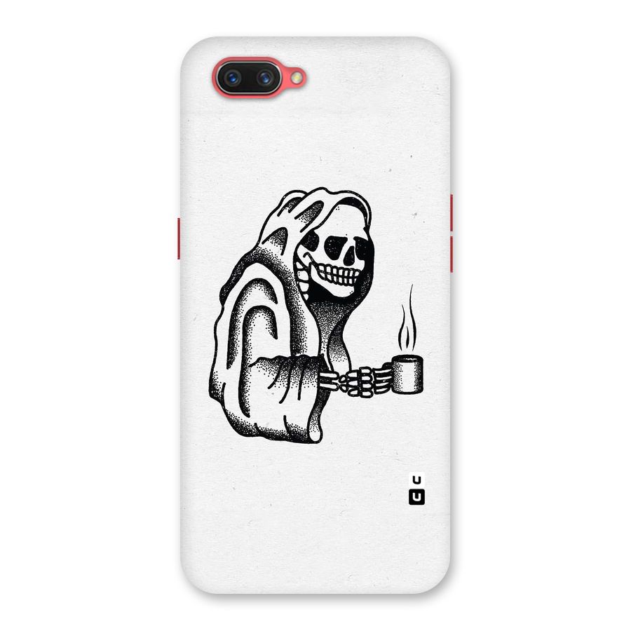 Dead But Coffee Back Case for Oppo A3s