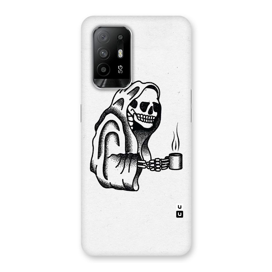 Dead But Coffee Back Case for Oppo F19 Pro Plus 5G