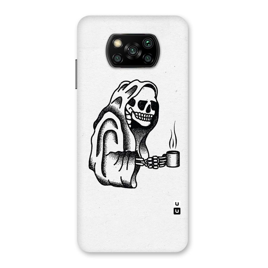 Dead But Coffee Back Case for Poco X3