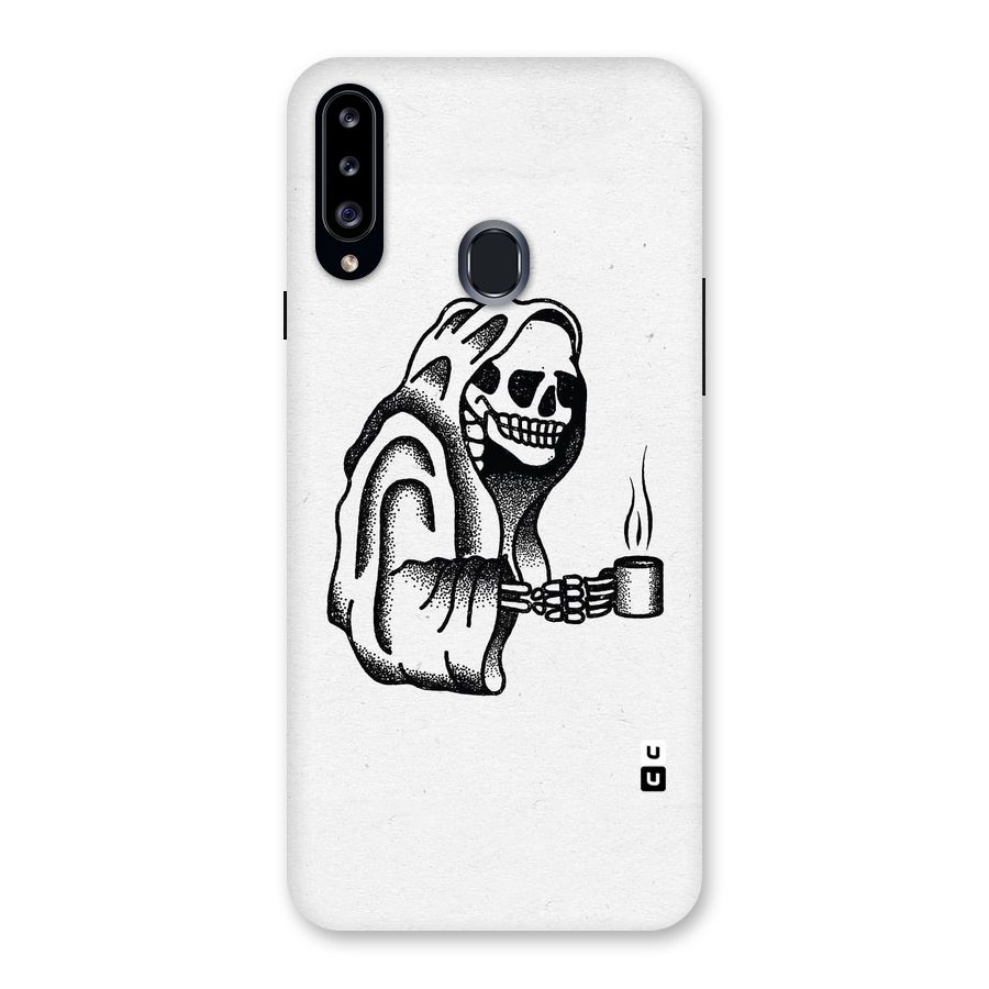 Dead But Coffee Back Case for Samsung Galaxy A20s