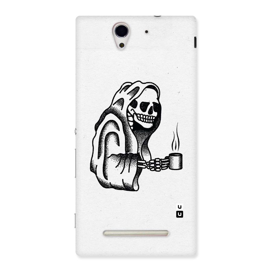 Dead But Coffee Back Case for Sony Xperia C3