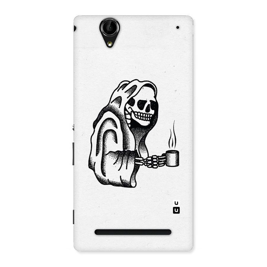 Dead But Coffee Back Case for Sony Xperia T2