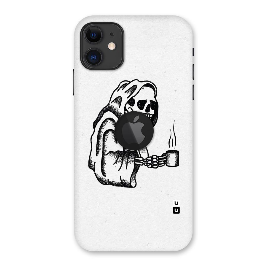 Dead But Coffee Back Case for iPhone 11 Logo Cut
