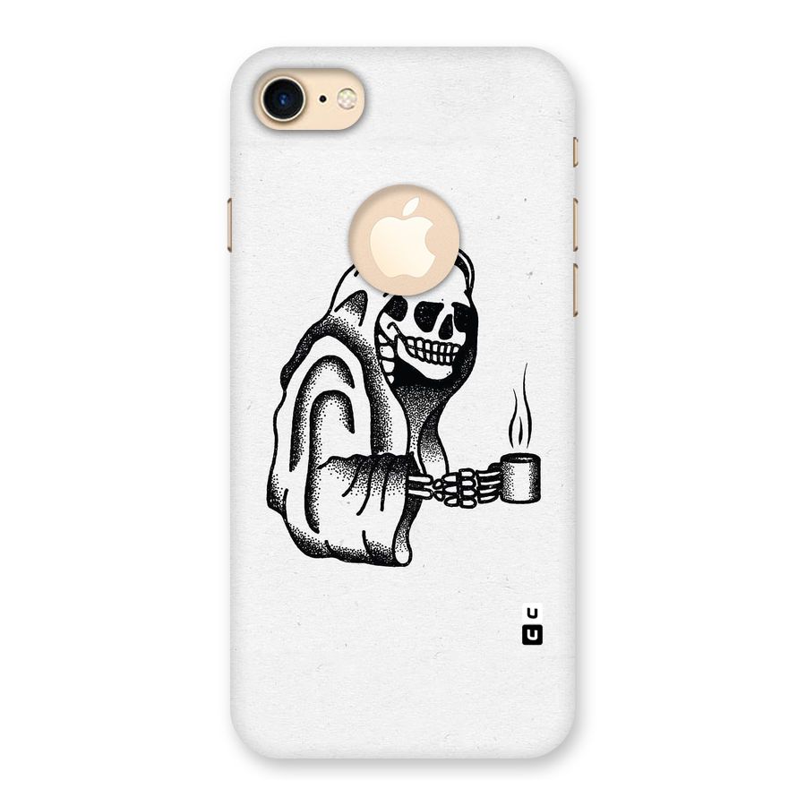 Dead But Coffee Back Case for iPhone 7 Logo Cut