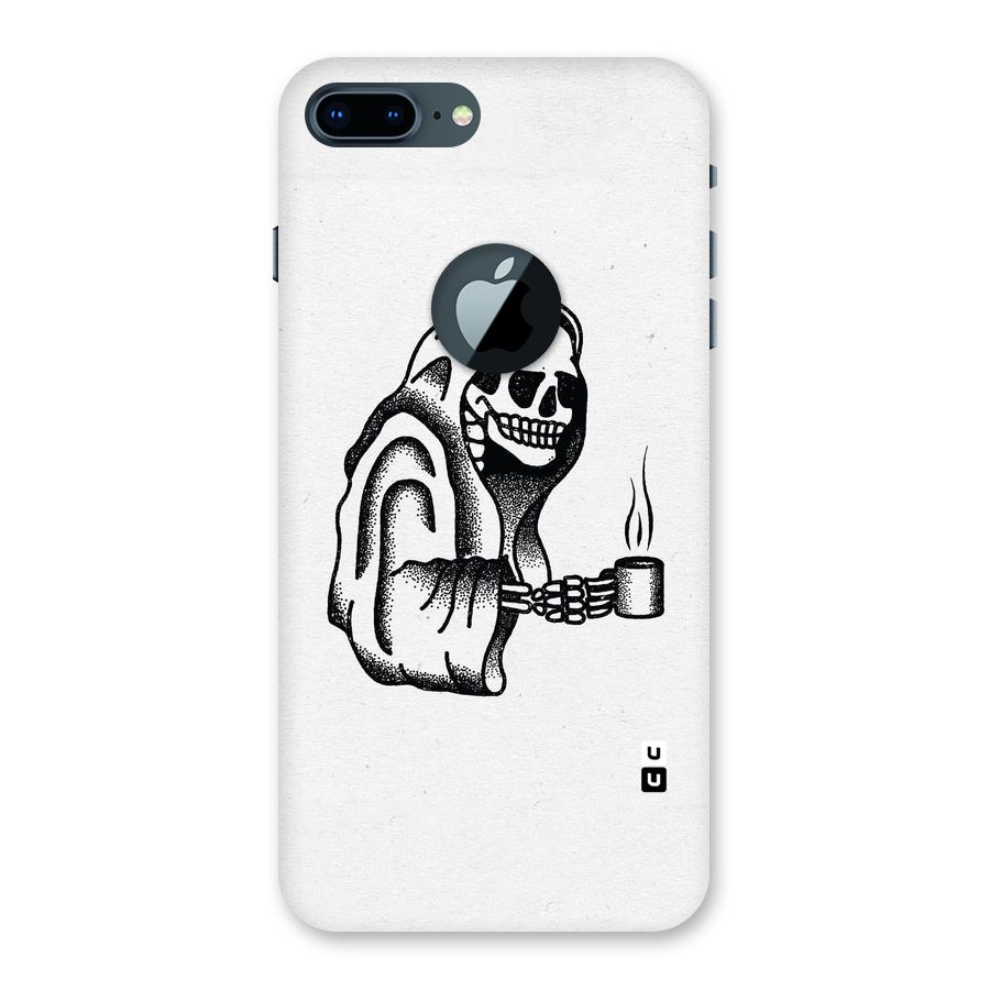 Dead But Coffee Back Case for iPhone 7 Plus Logo Cut