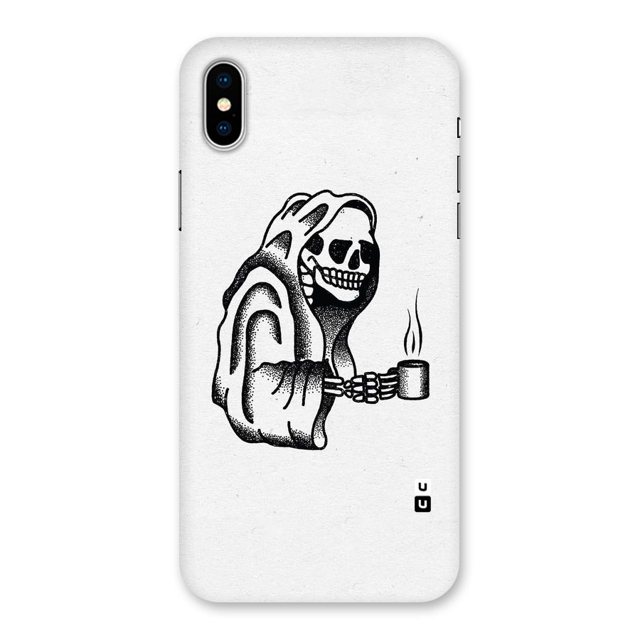 Dead But Coffee Back Case for iPhone X
