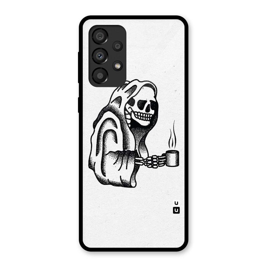 Dead But Coffee Glass Back Case for Galaxy A33 5G