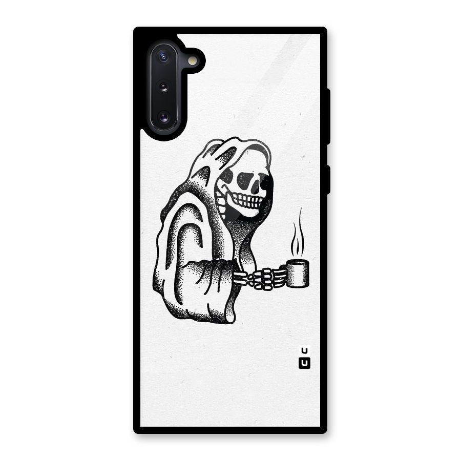 Dead But Coffee Glass Back Case for Galaxy Note 10