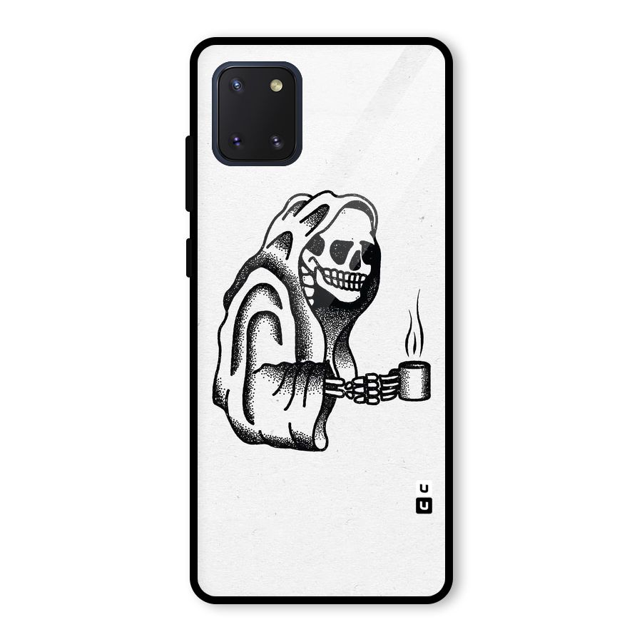 Dead But Coffee Glass Back Case for Galaxy Note 10 Lite