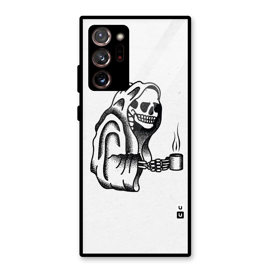 Dead But Coffee Glass Back Case for Galaxy Note 20 Ultra 5G
