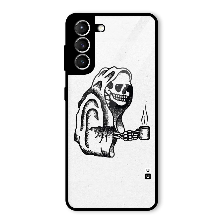Dead But Coffee Glass Back Case for Galaxy S21 5G