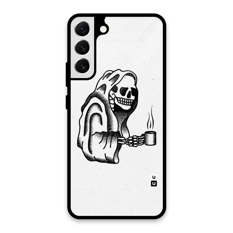 Dead But Coffee Glass Back Case for Galaxy S22 Plus 5G