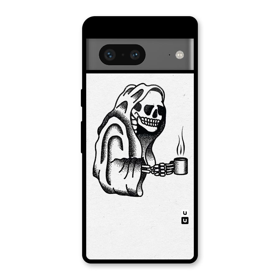 Dead But Coffee Glass Back Case for Google Pixel 7