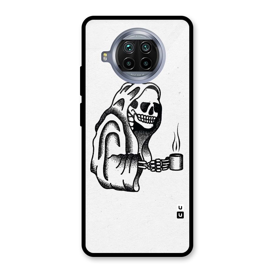 Dead But Coffee Glass Back Case for Mi 10i