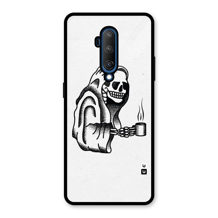 Dead But Coffee Glass Back Case for OnePlus 7T Pro