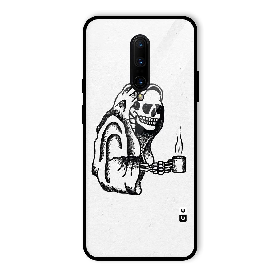 Dead But Coffee Glass Back Case for OnePlus 7 Pro