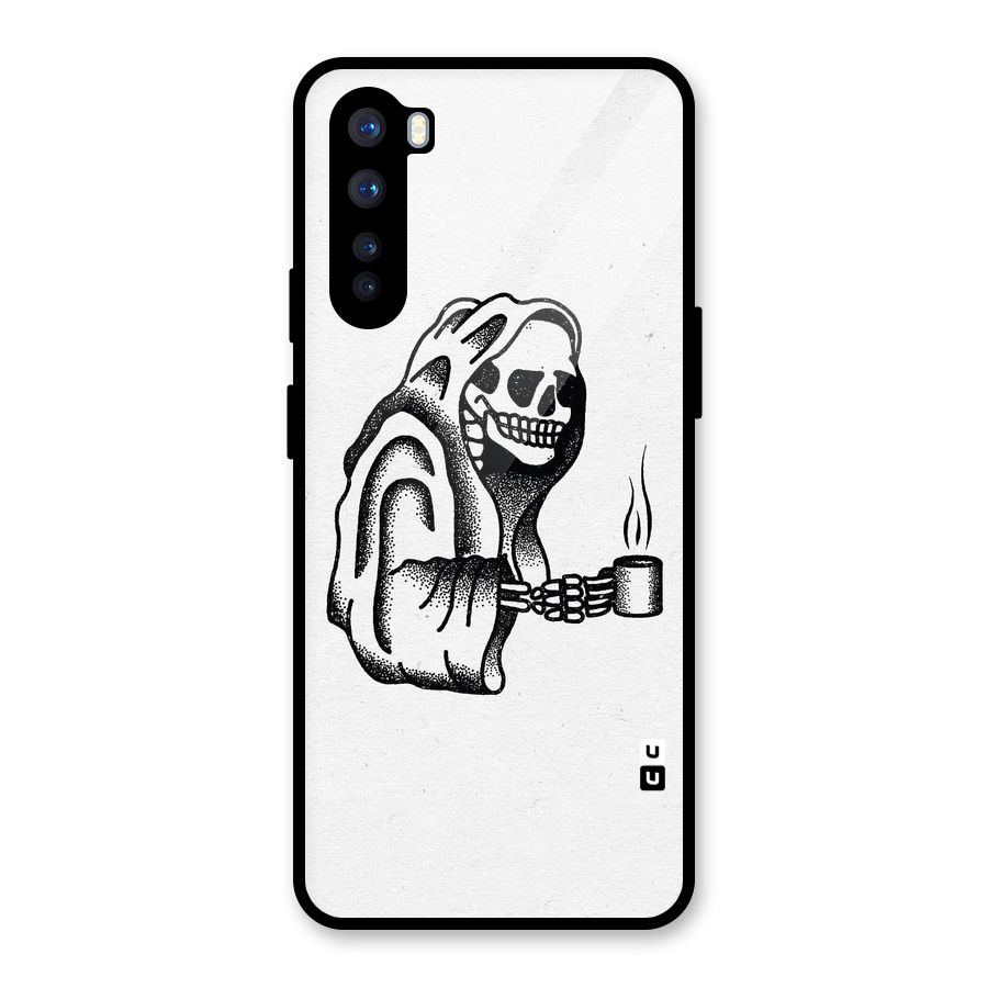 Dead But Coffee Glass Back Case for OnePlus Nord