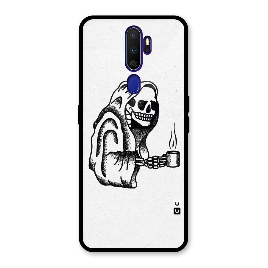 Dead But Coffee Glass Back Case for Oppo A9 (2020)