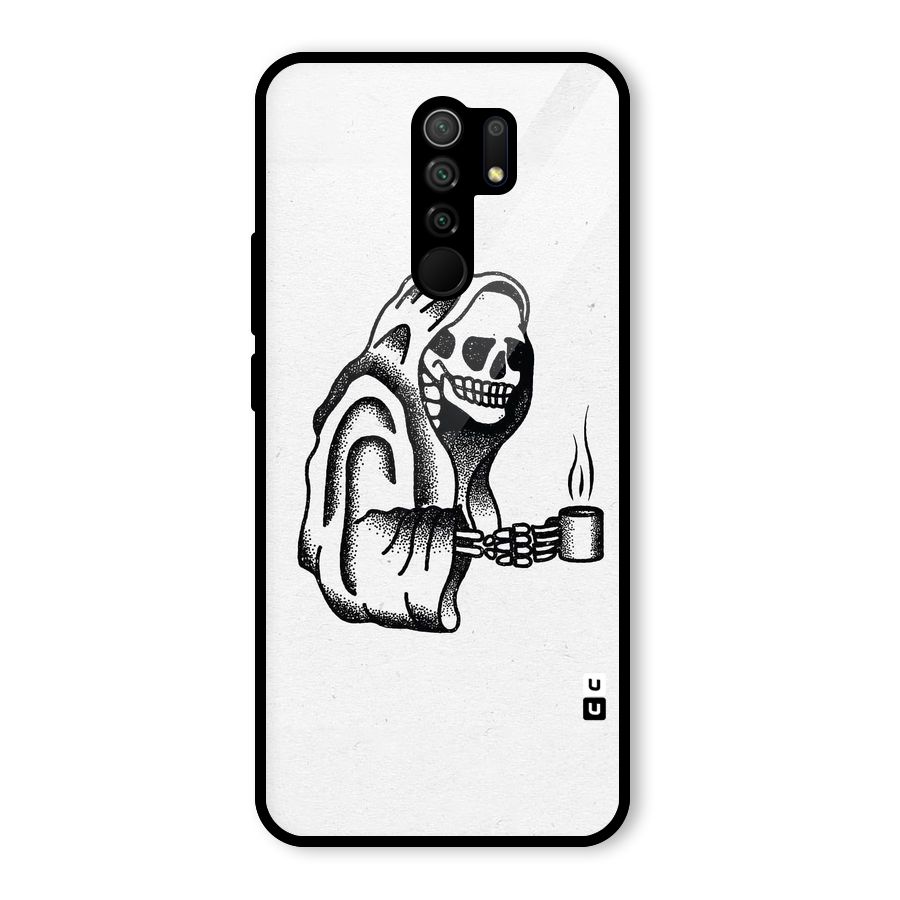 Dead But Coffee Glass Back Case for Poco M2