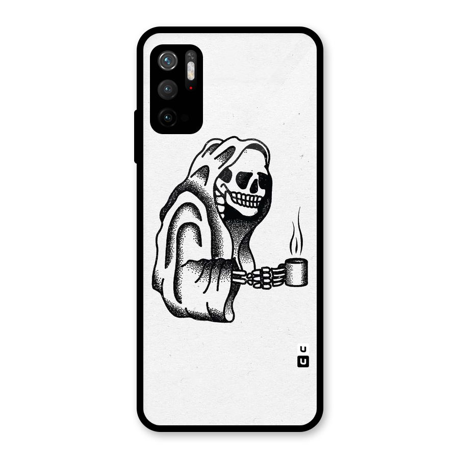 Dead But Coffee Glass Back Case for Poco M3 Pro 5G