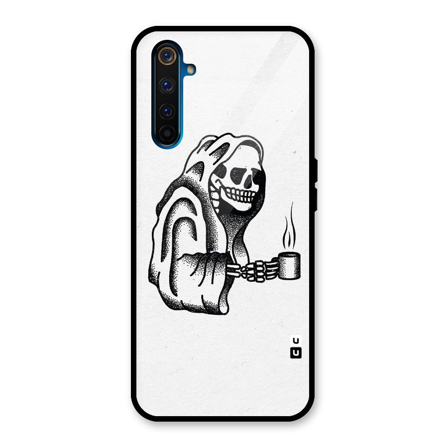 Dead But Coffee Glass Back Case for Realme 6 Pro