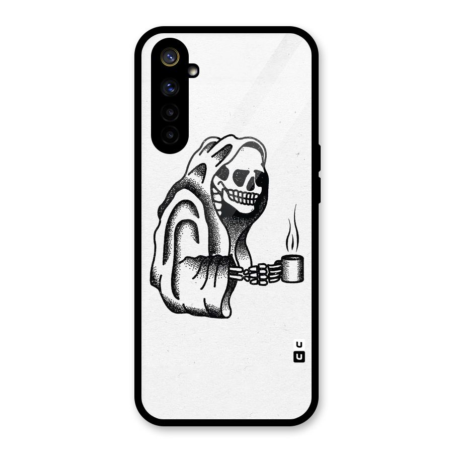 Dead But Coffee Glass Back Case for Realme 6i