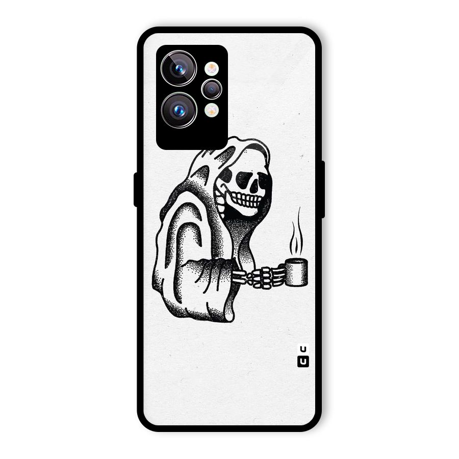 Dead But Coffee Glass Back Case for Realme GT2 Pro