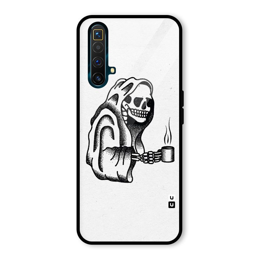 Dead But Coffee Glass Back Case for Realme X3