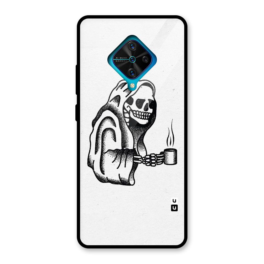 Dead But Coffee Glass Back Case for Vivo S1 Pro