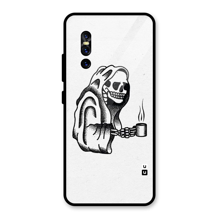 Dead But Coffee Glass Back Case for Vivo V15 Pro