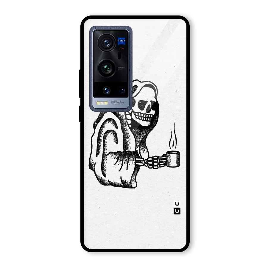Dead But Coffee Glass Back Case for Vivo X60 Pro Plus