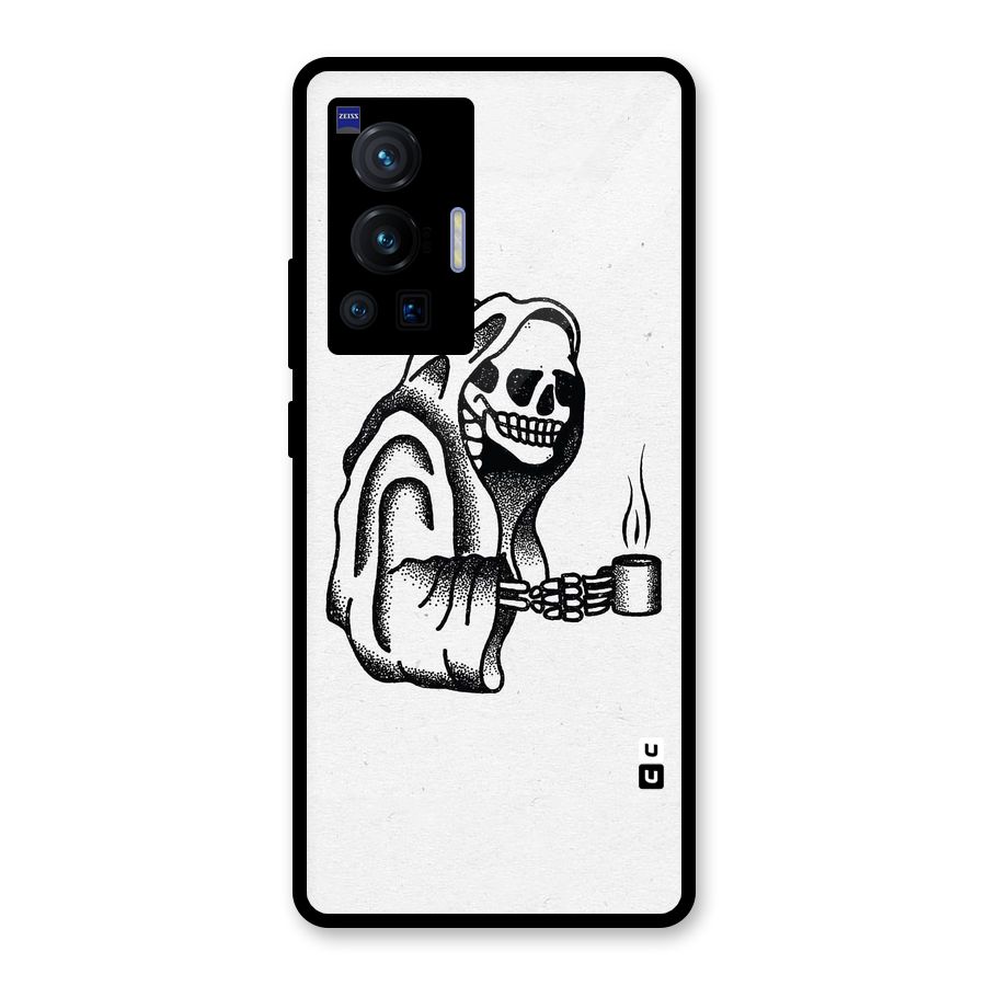 Dead But Coffee Glass Back Case for Vivo X70 Pro