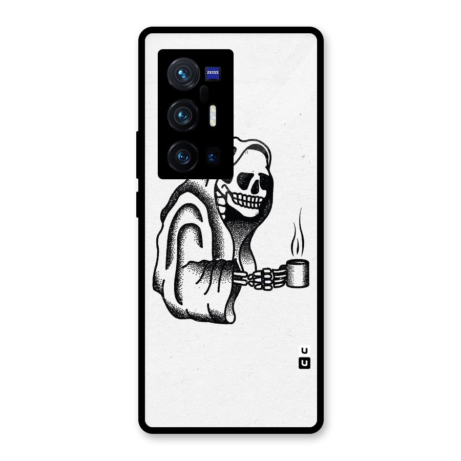 Dead But Coffee Glass Back Case for Vivo X70 Pro Plus