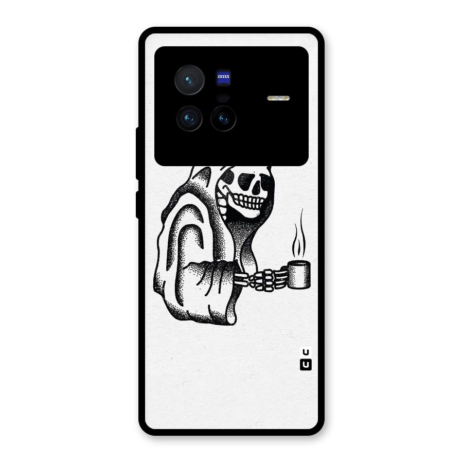 Dead But Coffee Glass Back Case for Vivo X80