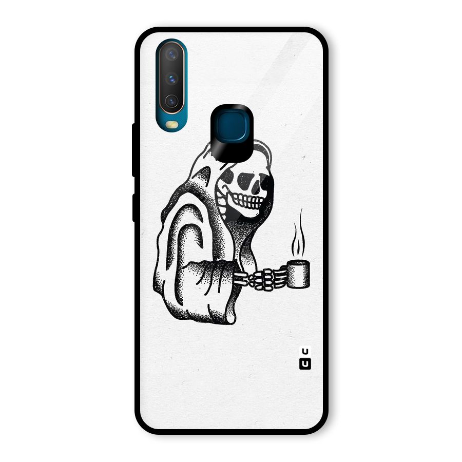 Dead But Coffee Glass Back Case for Vivo Y12