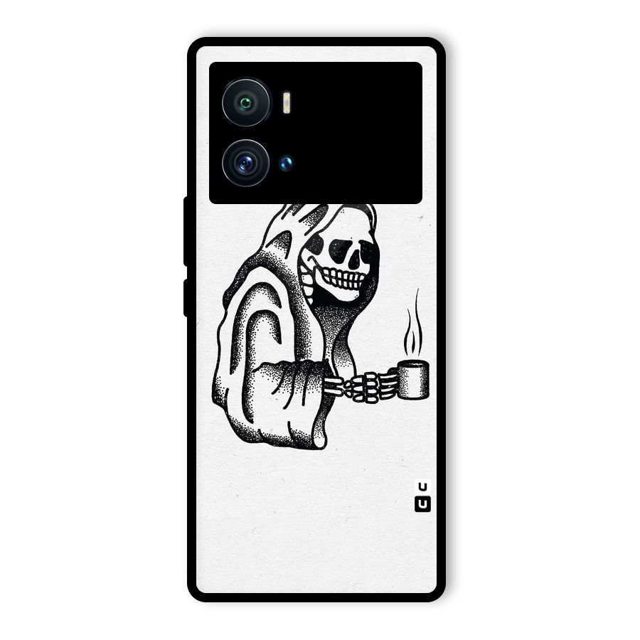 Dead But Coffee Glass Back Case for Vivo iQOO 9 Pro