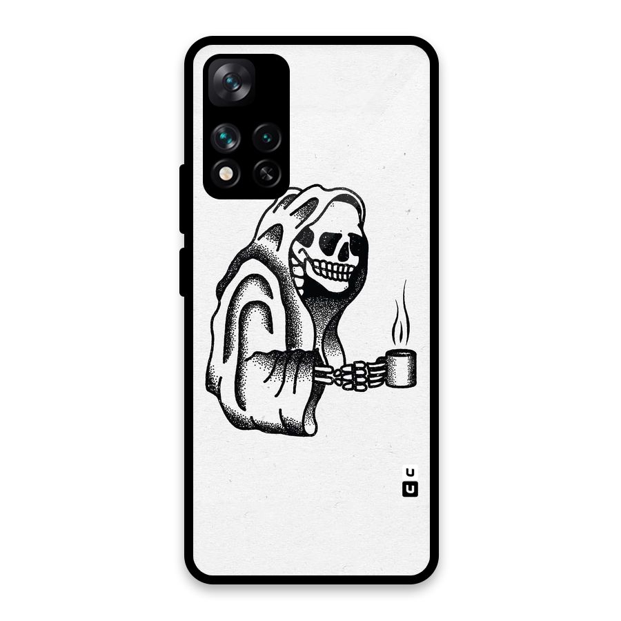 Dead But Coffee Glass Back Case for Xiaomi 11i HyperCharge 5G