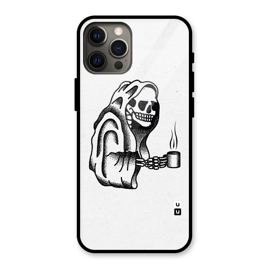 Dead But Coffee Glass Back Case for iPhone 12 Pro Max