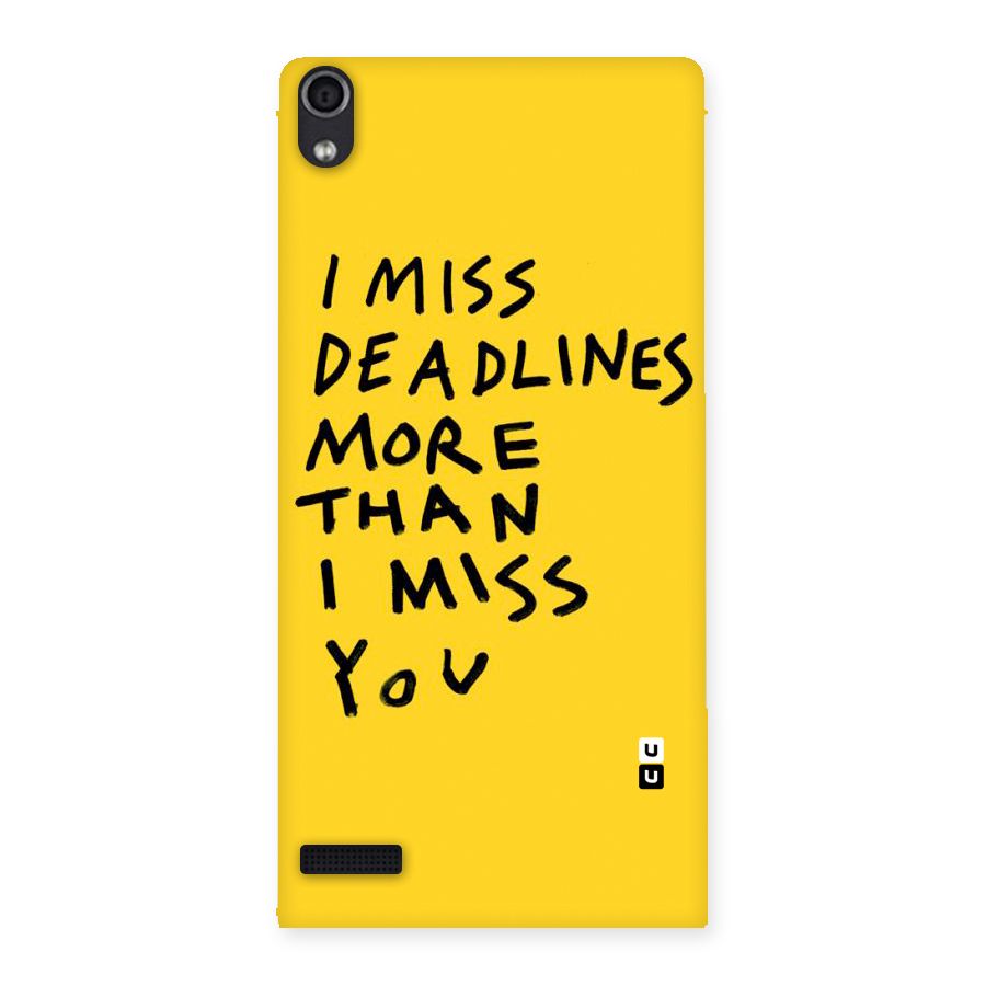 Deadlines Back Case for Ascend P6
